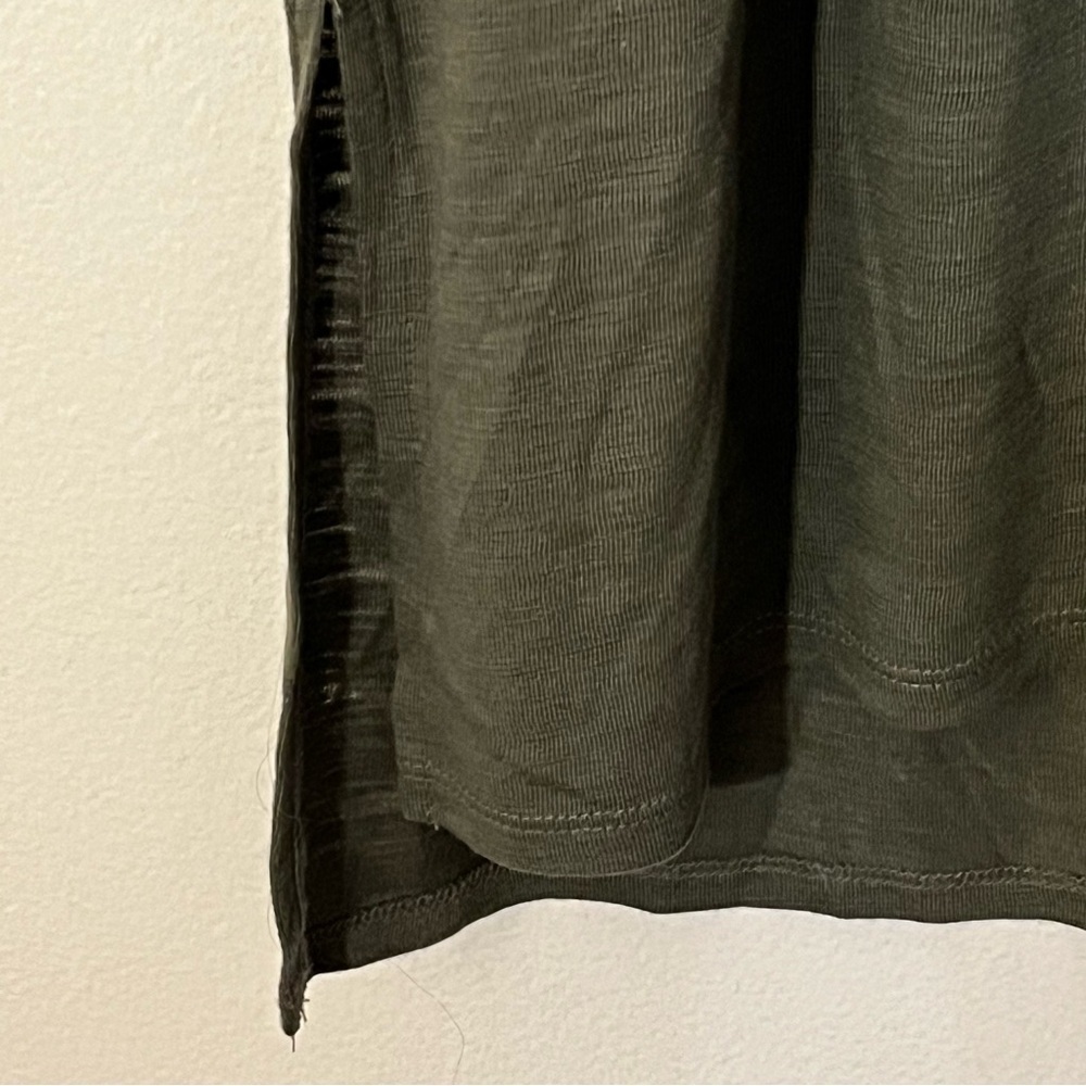 Madewell | Olive green tank midi/maxi dress Women’s size M stretch vacation - Picture 3 of 8